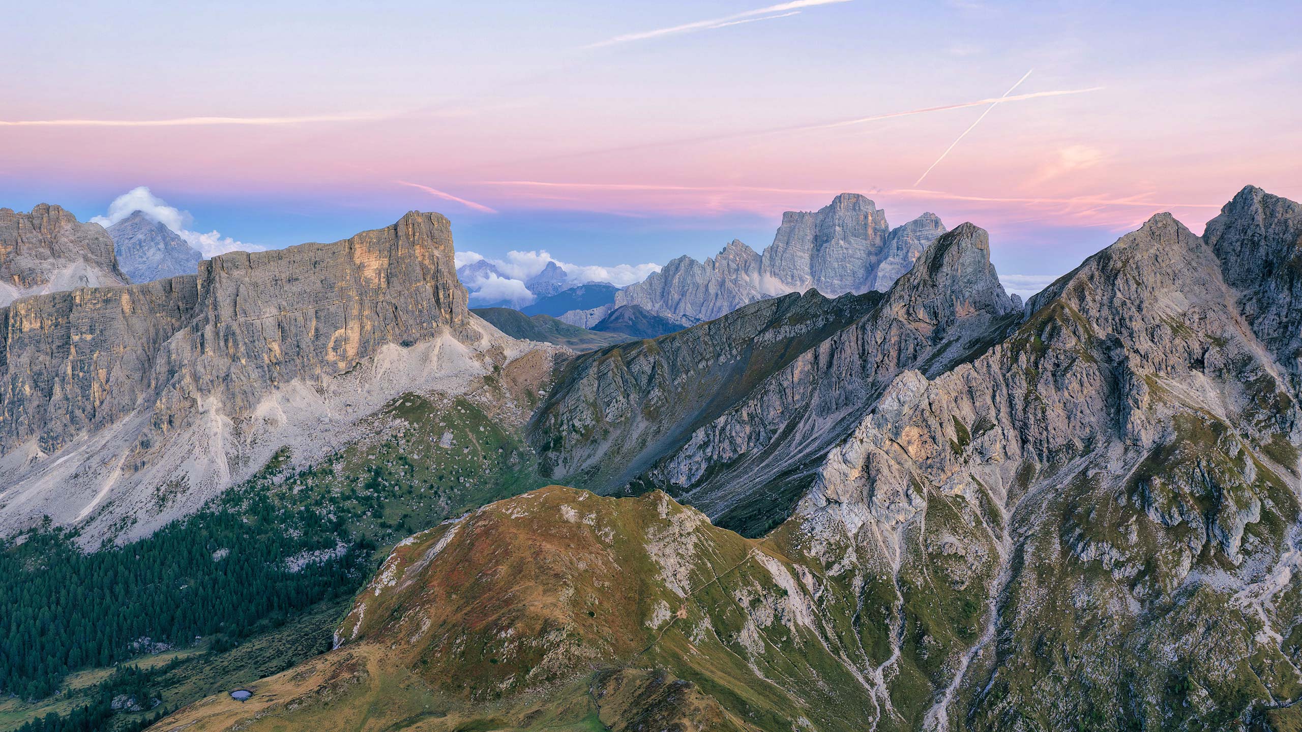Dolomites at dawn