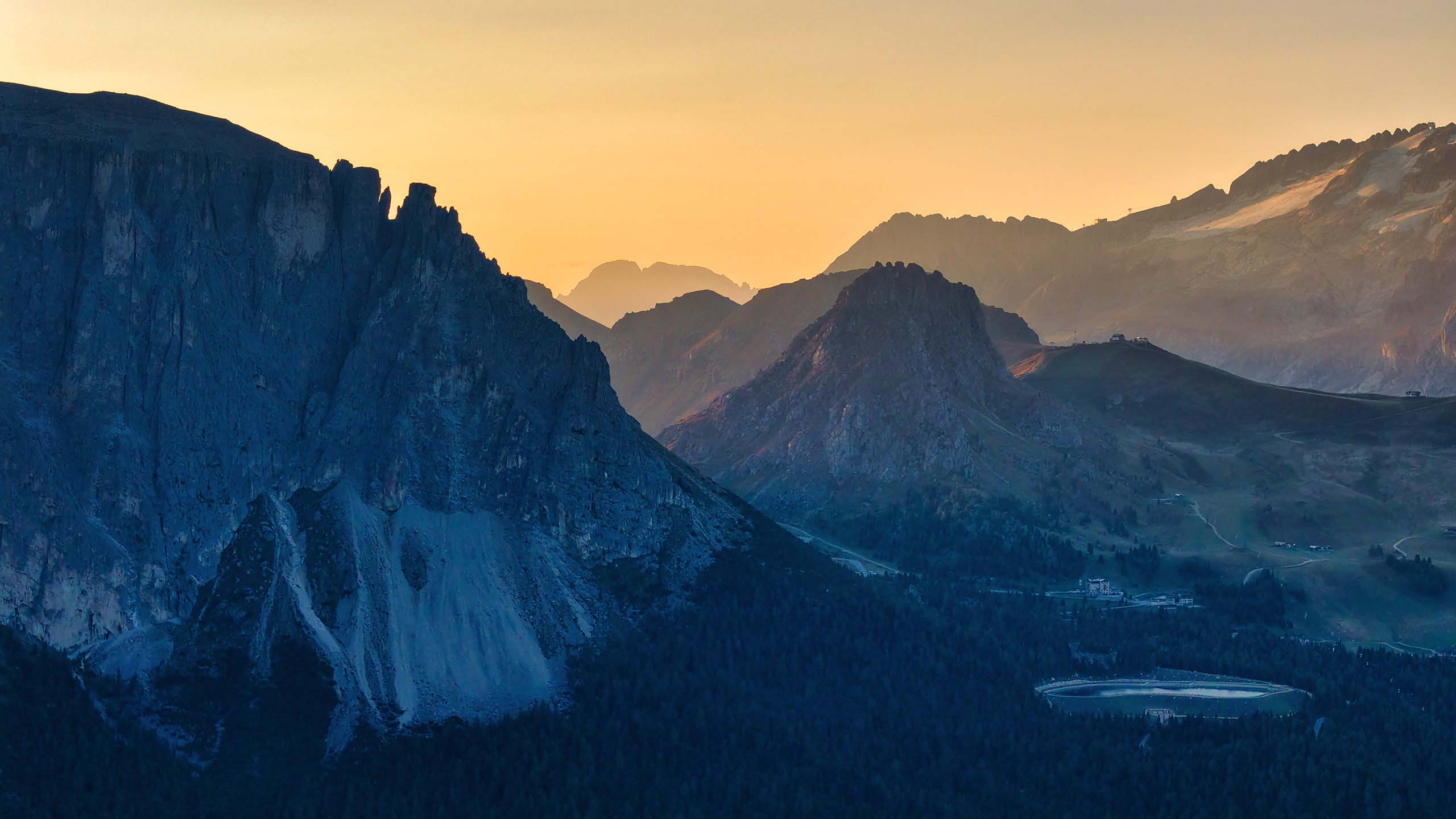 Dolomites mountain landscape