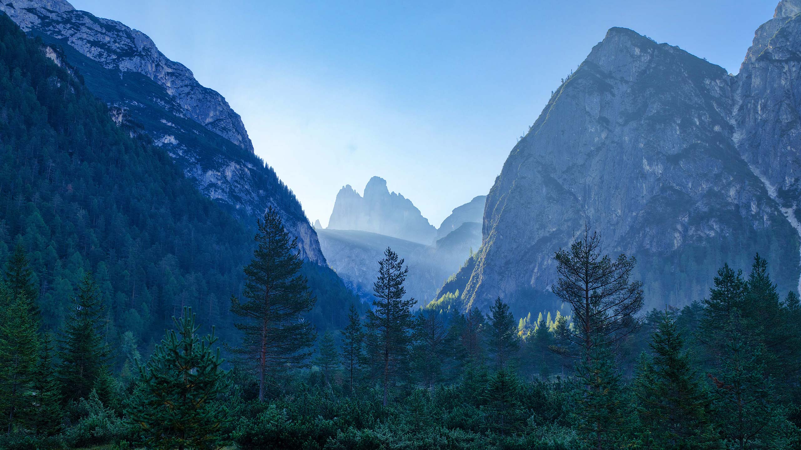 Rising above the clouds — Dolomite peaks