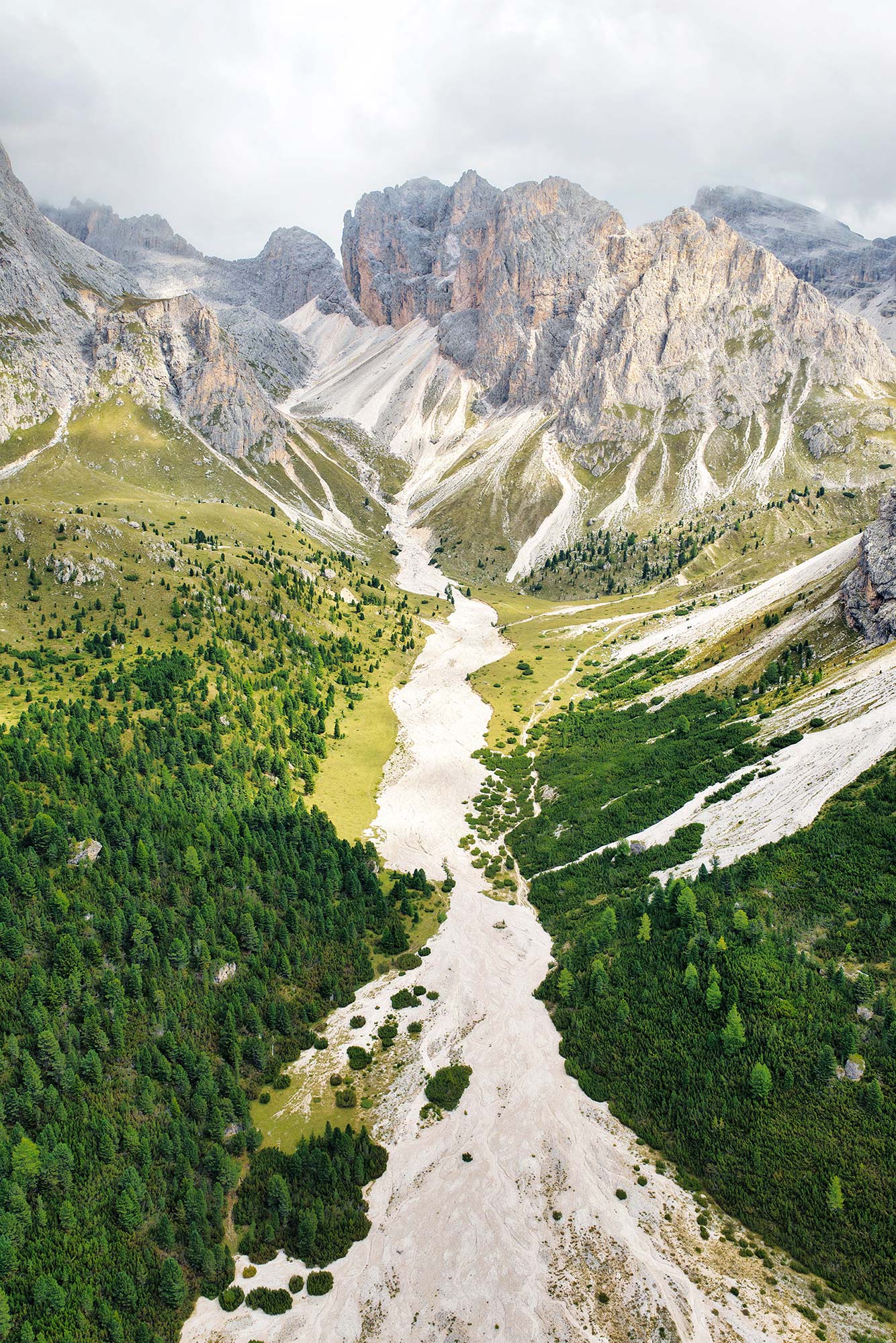 Vertical mountain portrait