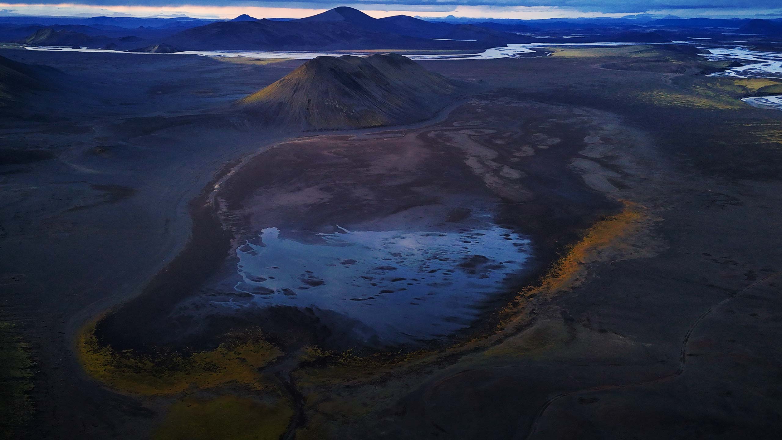 Volcanic terrain